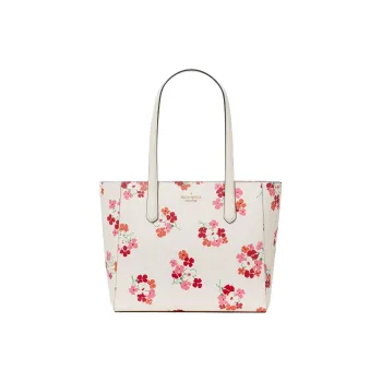 Kate Spade Staci PVC Tote Bag Shopping Bag Shoulder Bag Crossbody Bag Handbag Medium Size Women's White