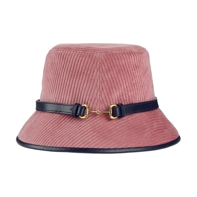 GUCCI Corduroy Horsebit Bucket Hat-1