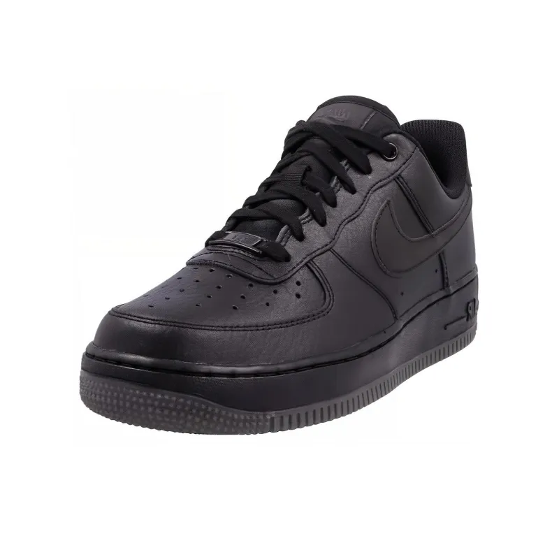 Nike Air Force 1 07 Essential Non-slip Lightweight Low-Top Skateboard Shoes Unisex Black-2