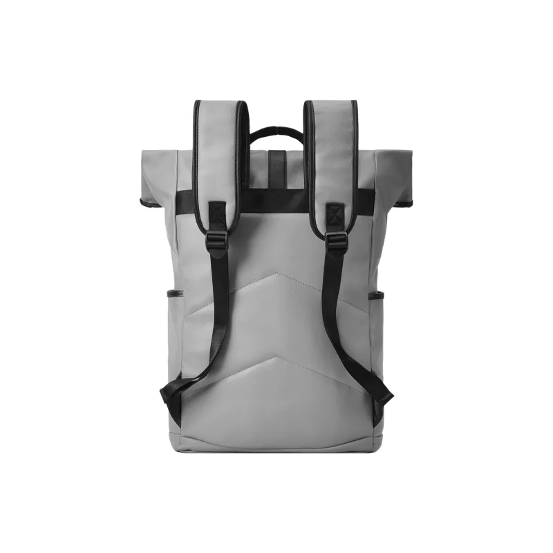 ONRF PVC Backpack Travel Bag Large Size Men's Gray-3