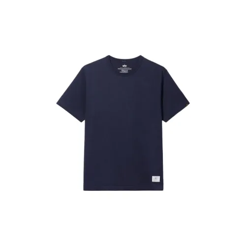 Alpha Industries T-Shirts Unisex Navy Blue