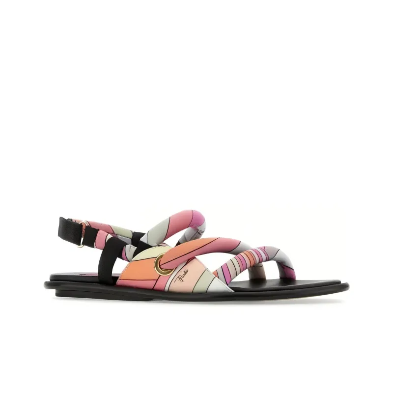 PUCCI Marmo-print Flat Sandals-2