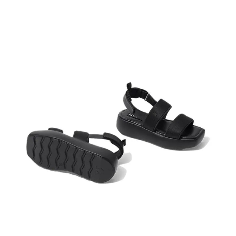 ZSAZSAZSU Beach Sandals Women's Black-4