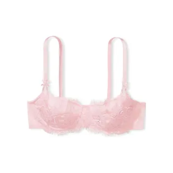 Victoria's Secret PINK DREAM ANGELS Wicked Unlined Lace Balconette Bra/PB Bra Women's Light Pink