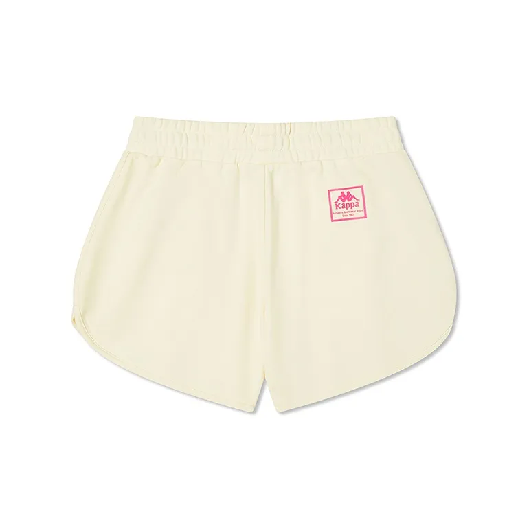 Kappa Casual Shorts Women's Tallow White-1