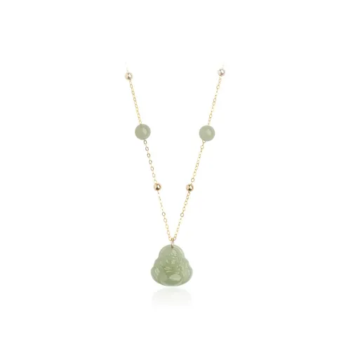 The Star of the Water Shell Jade Necklaces Unisex