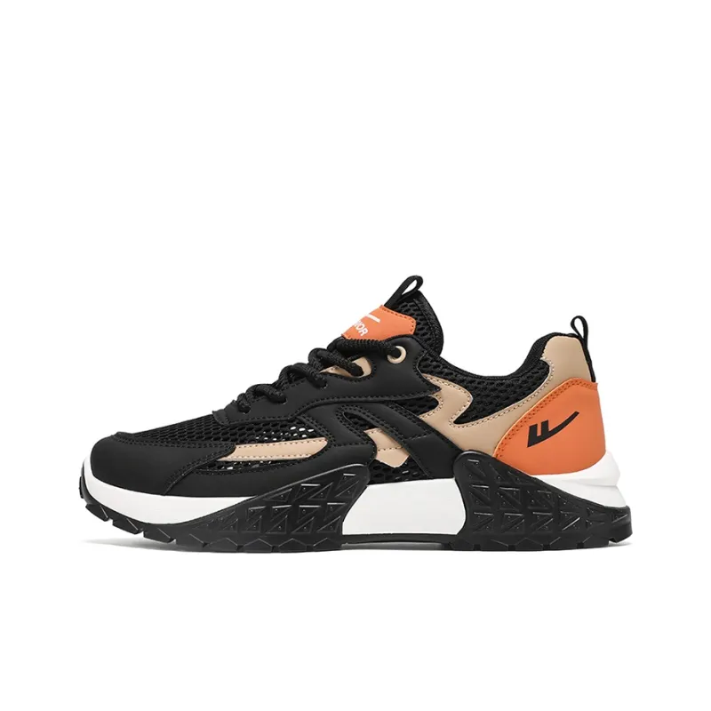 Warrior Height-Enhancing Wear-Resistant Lightweight Low-Top Casual Shoes Men's-16