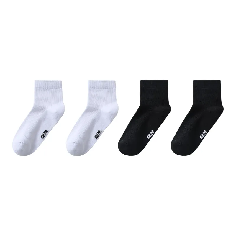 KELME Knee High Socks Unisex Box 4 Pack White-10