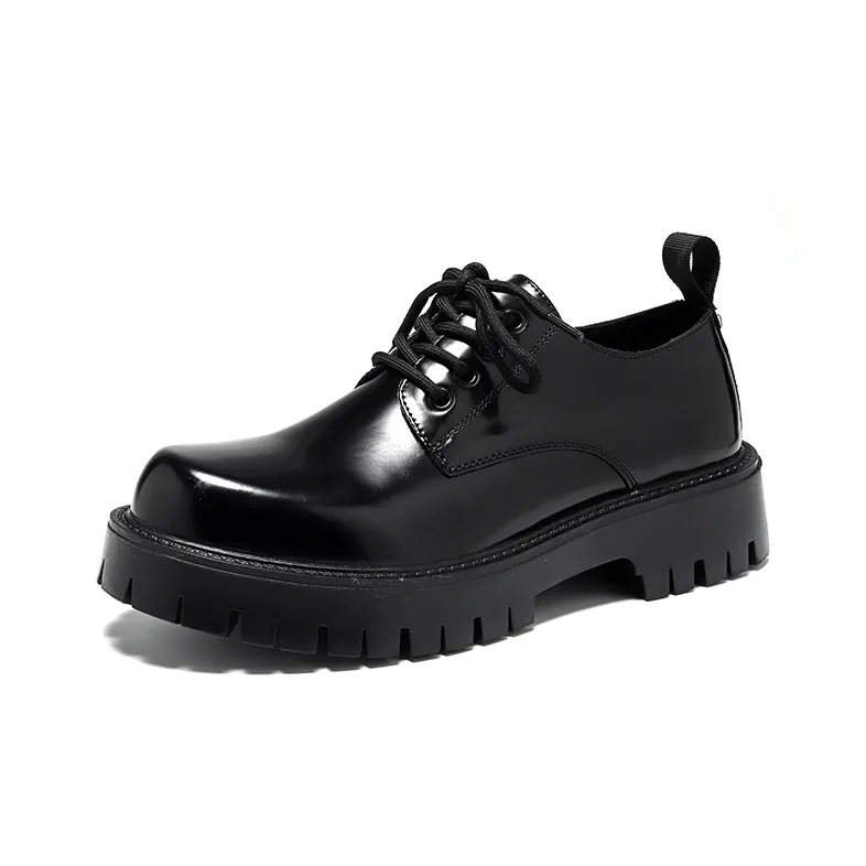 Romon Men's Casual Shoes Men Low Top Black-0
