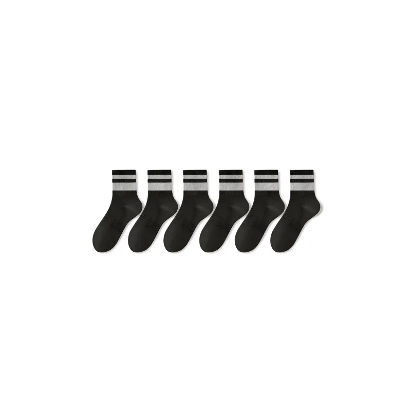 B&C.Room Unisex Mid Calf Socks-12