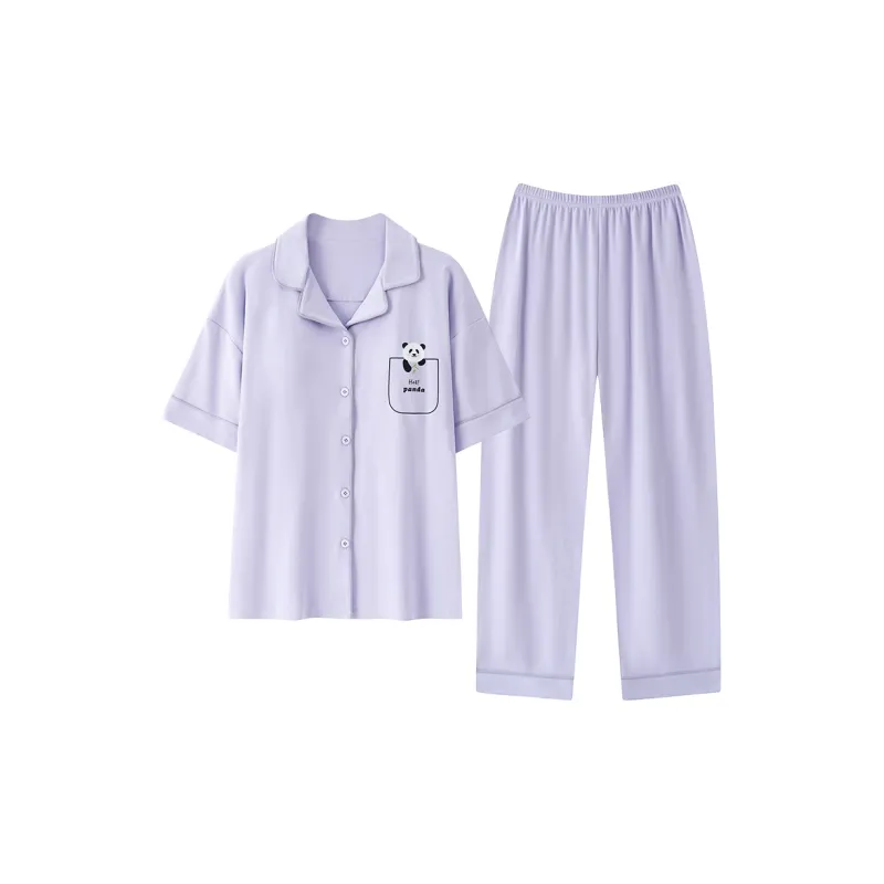 GOSO Pajama Set Women's Purple Shades-0