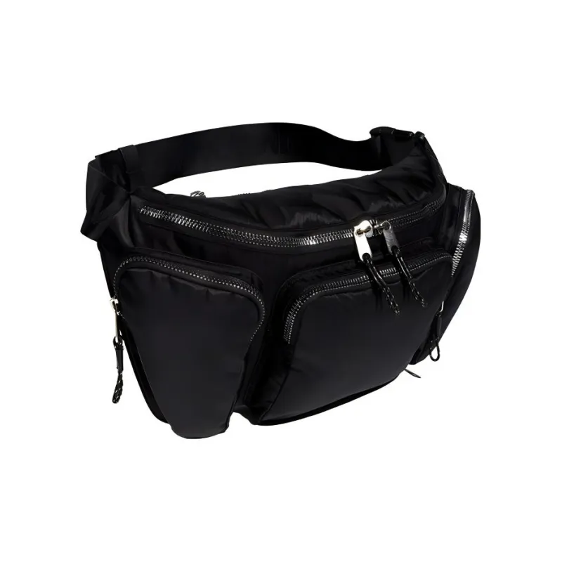 Adidas IVY PARK Beyoncé Collaboration Nylon One Shoulder Crossbody Fanny Pack Extra Large Unisex Black-1