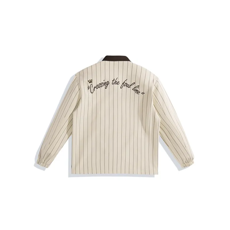 PEACEBIRD MEN Jackets Unisex White Loose Fit-1