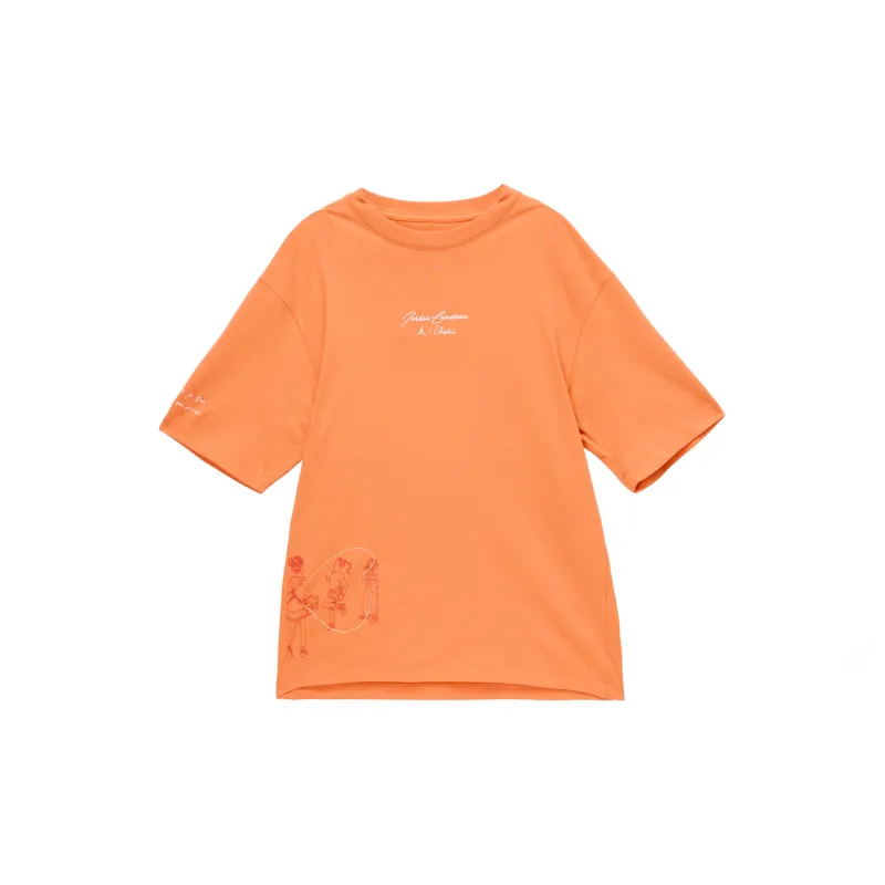 Nike Set in Sleeve T Shirt Women's Orange-1