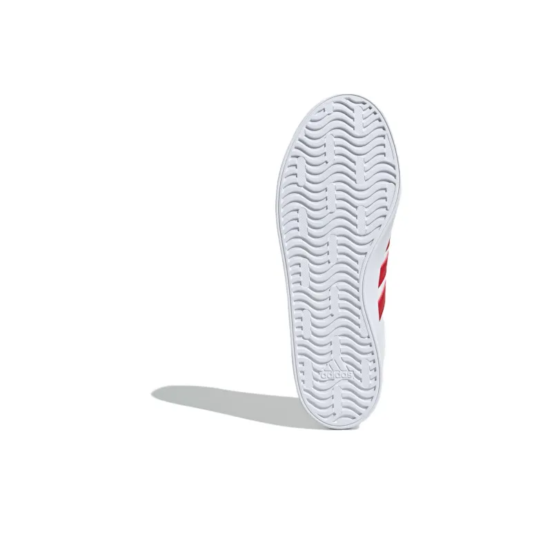 Adidas Vl Court 3.0 Cloud White Better Scarlet Team Navy Blue-4