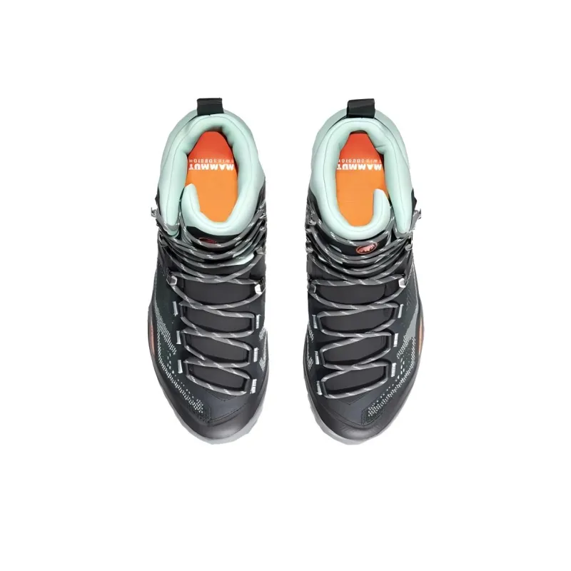 MAMMUT Ducan Hiking / Trekking Shoes Men High Top Black Green-3