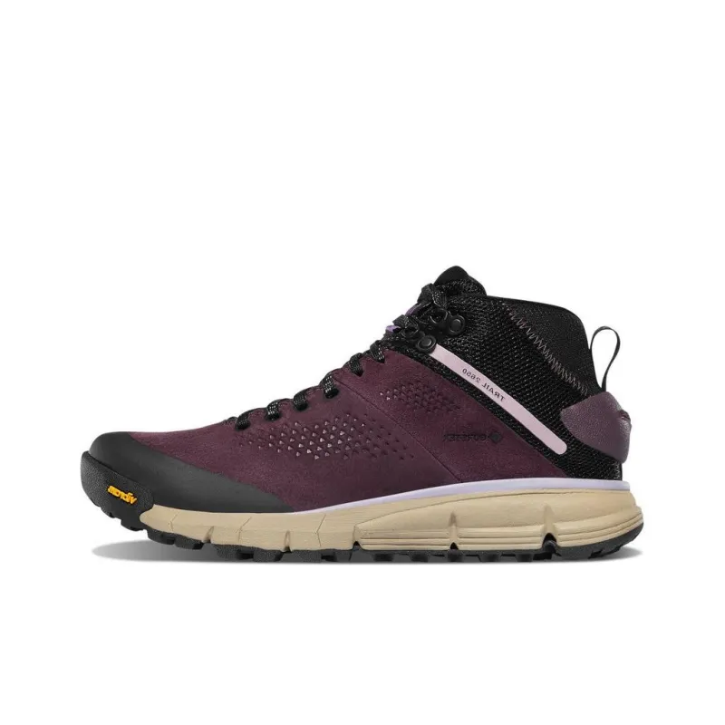 Danner Trail 2650 Slip-Resistant Water-Resistant Mid-Top Hiking Trekking Shoes Women's Berry Purple-0