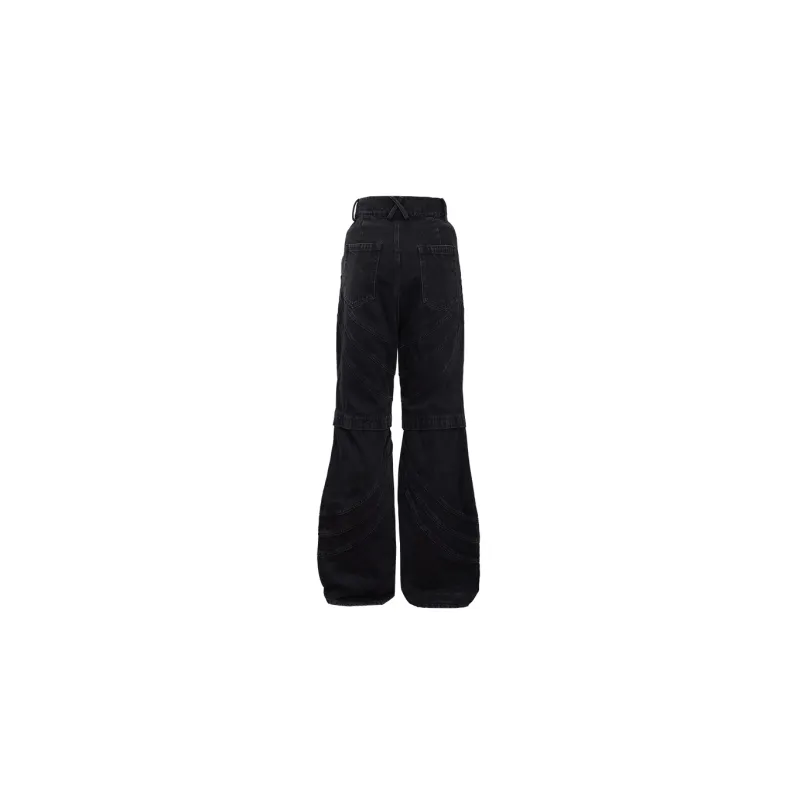 BURNIN BLACK BURNIN Jeans Unisex Black-1