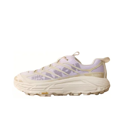 hoka Chaussures ONE ONE Slip-Resistant Low-Top Casual Running Shoes Men's Beige Gray