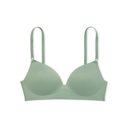 Victoria's Secret PINK LOVE CLOUD Wireless Push-Up Bra/Seasalt Green Bra Women's Green