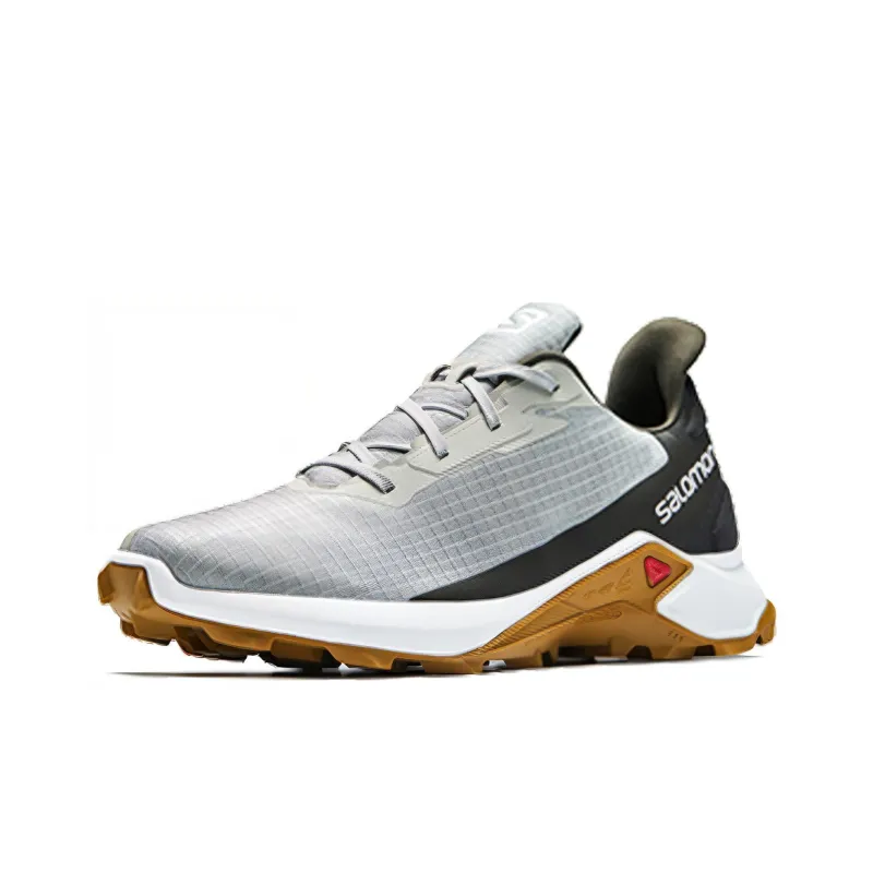 SALOMON Low-Top Running Shoes Men's Gray-1