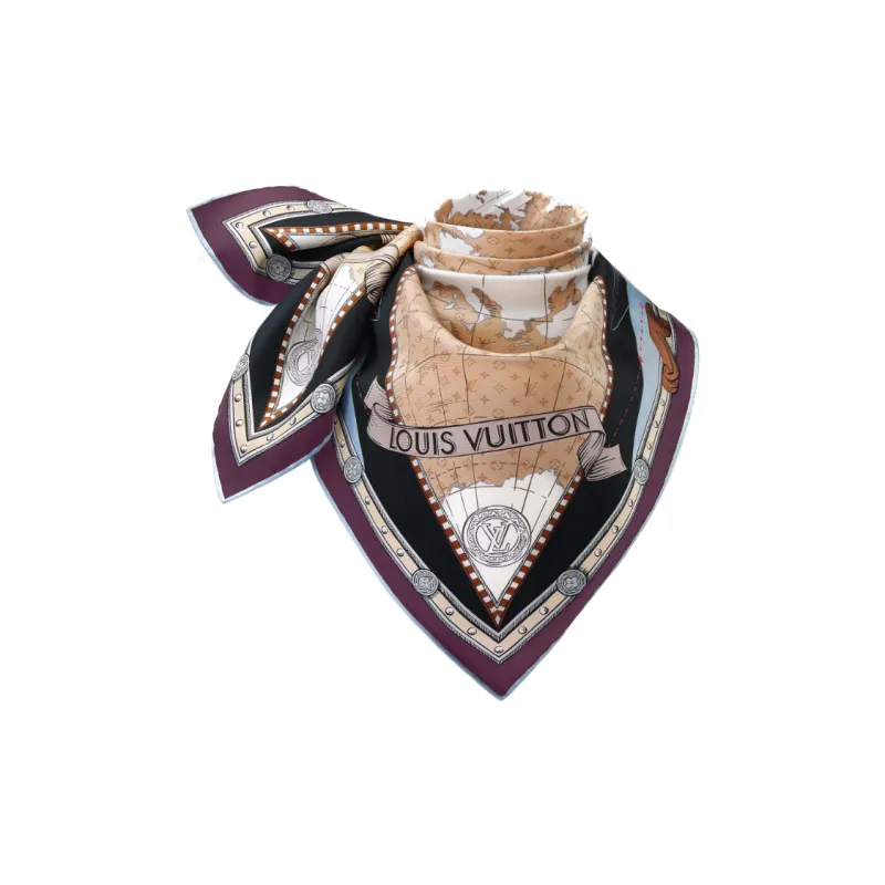 LOUIS VUITTON Silk Scarves Women's Multicolor-1