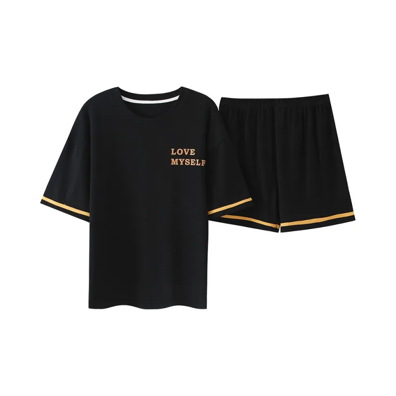 GOSO Pajama Set Women's Black Shades-0