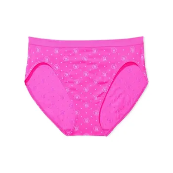 Victoria's Secret Pink Seamless High-Leg Brief Panty/pink Underpants Women's 1 Pack Pink