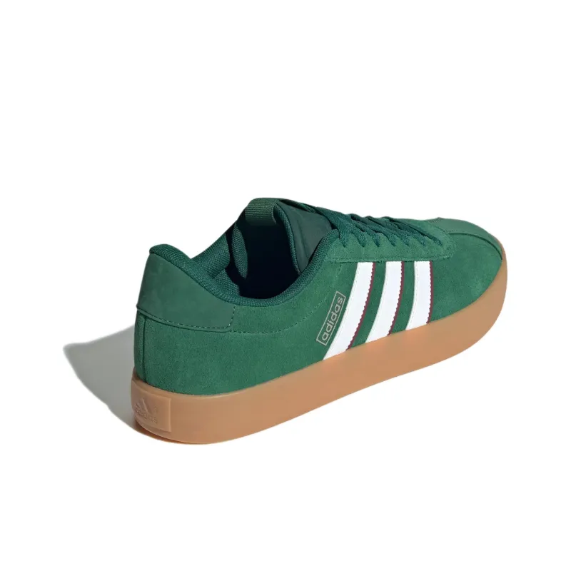 Adidas Vl Court 3.0 Dark Green Cloud White-3