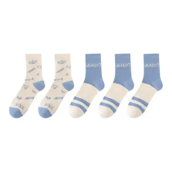 MIIOW Mid Calf Socks Women's 5 Pack
