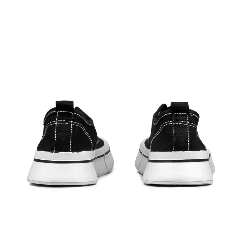 WENPU Anti-Slip Wear-Resistant Breathable Lightweight Low-Top Canvas Shoes Women's-17