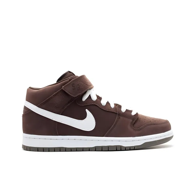 Nike Sb Dunk Mid Baroque Brown White Gum-1