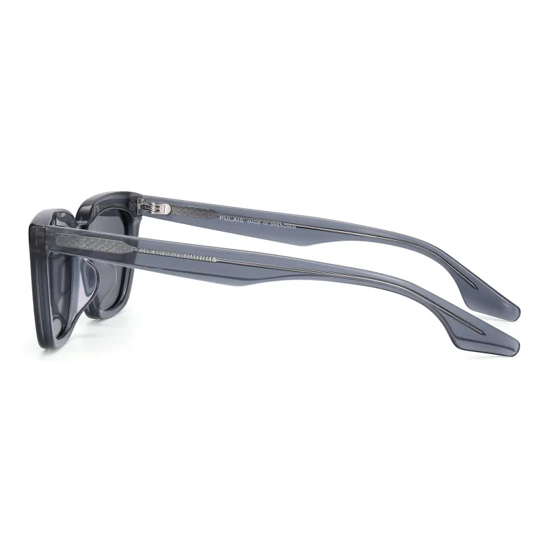 PULAIS Plate Frame Square Sunglasses Unisex-2