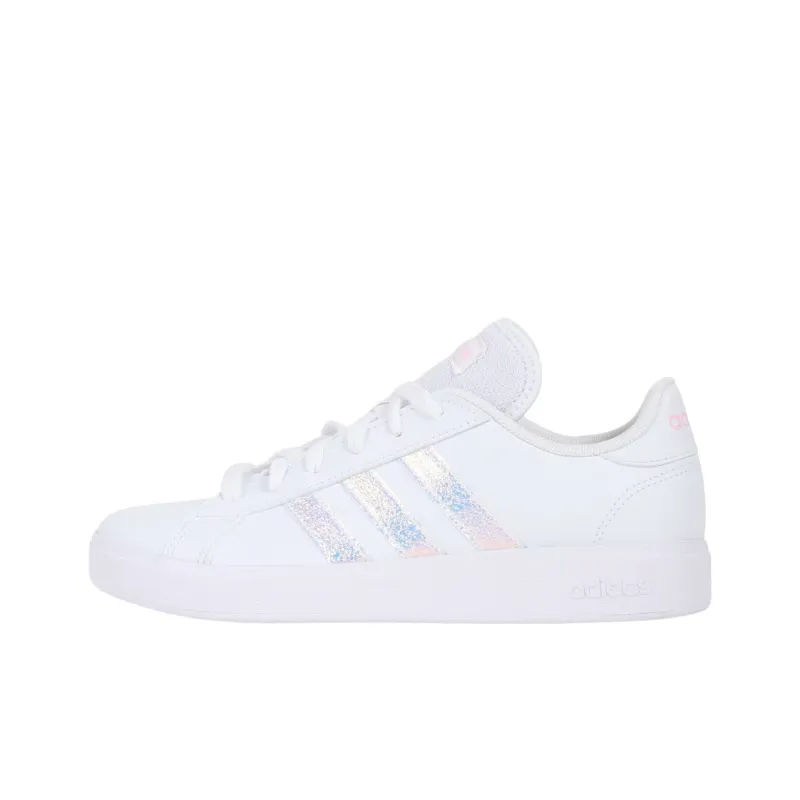 Adidas Grand Court Base 2.0 Durable Breathable Low-Top Skateboard Shoes Women's White-0