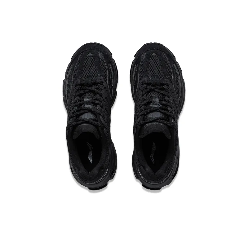 LiNing Twenty Mountains Cushioning Anti Slip And Wear Resistant Low Top Casual Shoes Women's Phantom Black-3