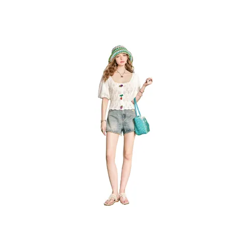ELF SACK Knitwear Women's Cream White