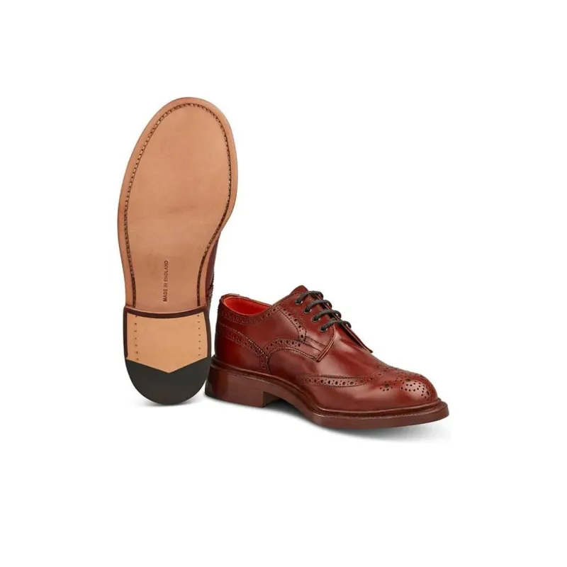 Tricker's Dress Shoes Women's Red Brown-4