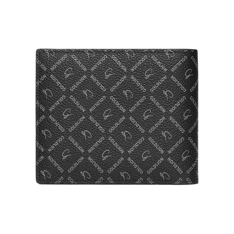 GOLDLION PVC Wallet Men's Black-2