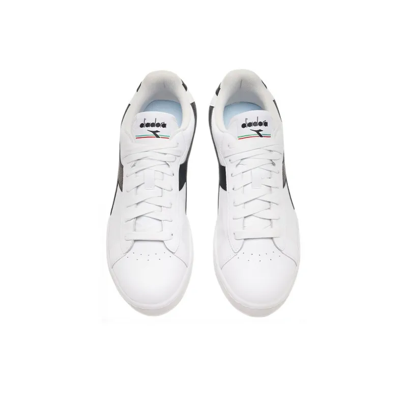 diadora Game L Waxed Row Cut 'White Black'-2
