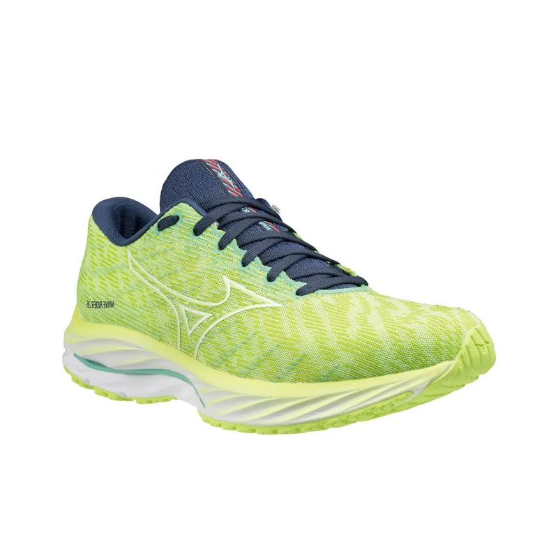 Mizuno Wave Rider 26 'Yellow Blue' Women's-3