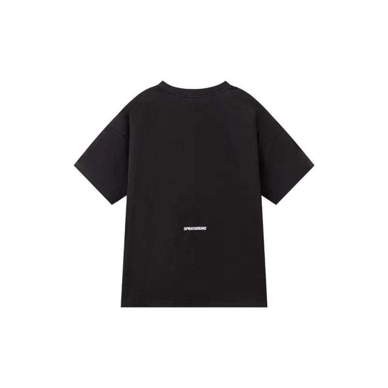 SPRAYGROUND Crew Neck Pullover Short Sleeved T Shirts Unisex-1