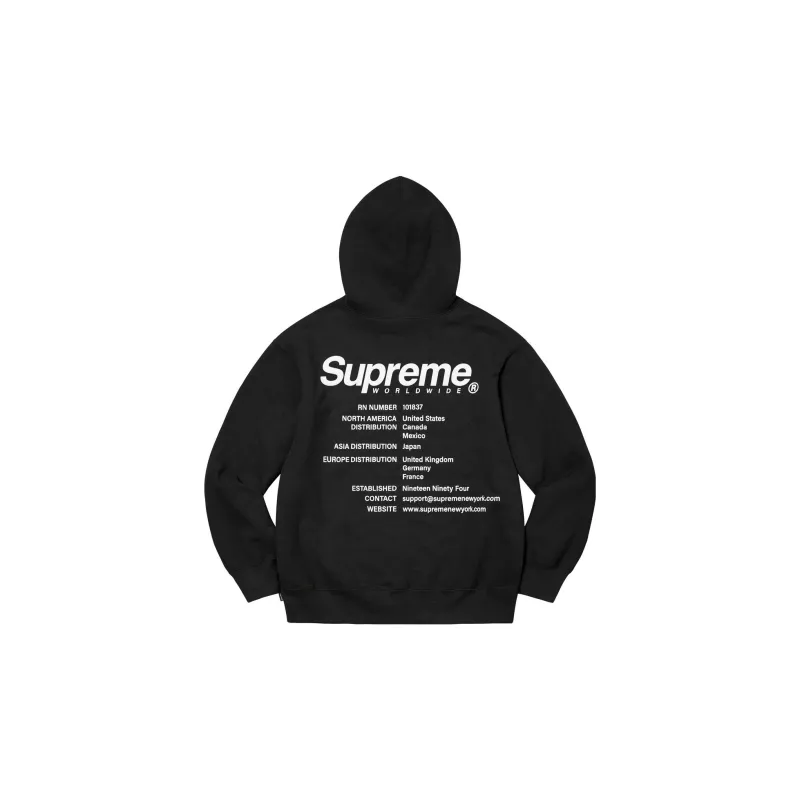 Supreme Worldwide Hooded Sweatshirt-1