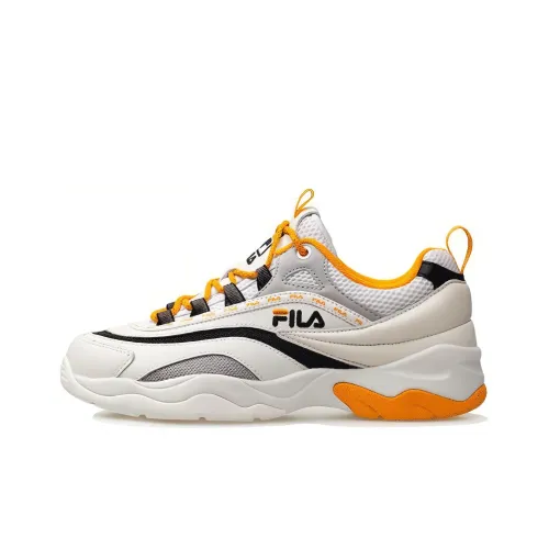 FILA FUSION Ray Casual Shoes Men Low-Top White/Yellow