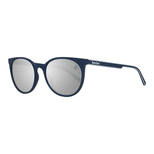 Timberland Injection Molded Irregular Shape Sunglasses Men's Blue