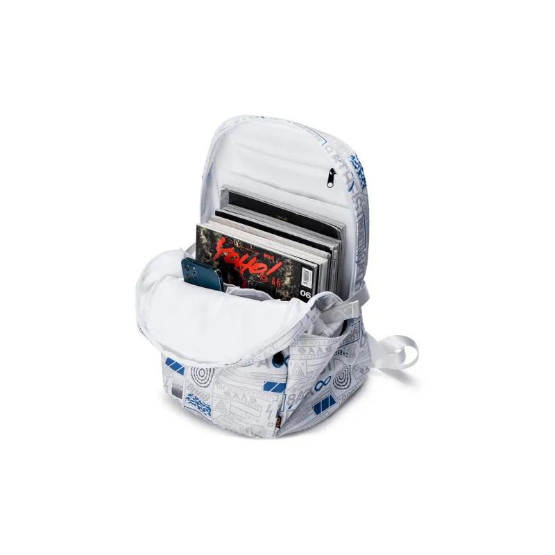 8atheist Polyester Students Backpack Laptop Bag Regular Unisex Starry White-3