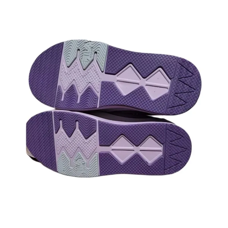 FILA FUSION BANK Anti-Slip Wear-Resistant Low-Top Skateboard Shoes Women's Purple Gray-4
