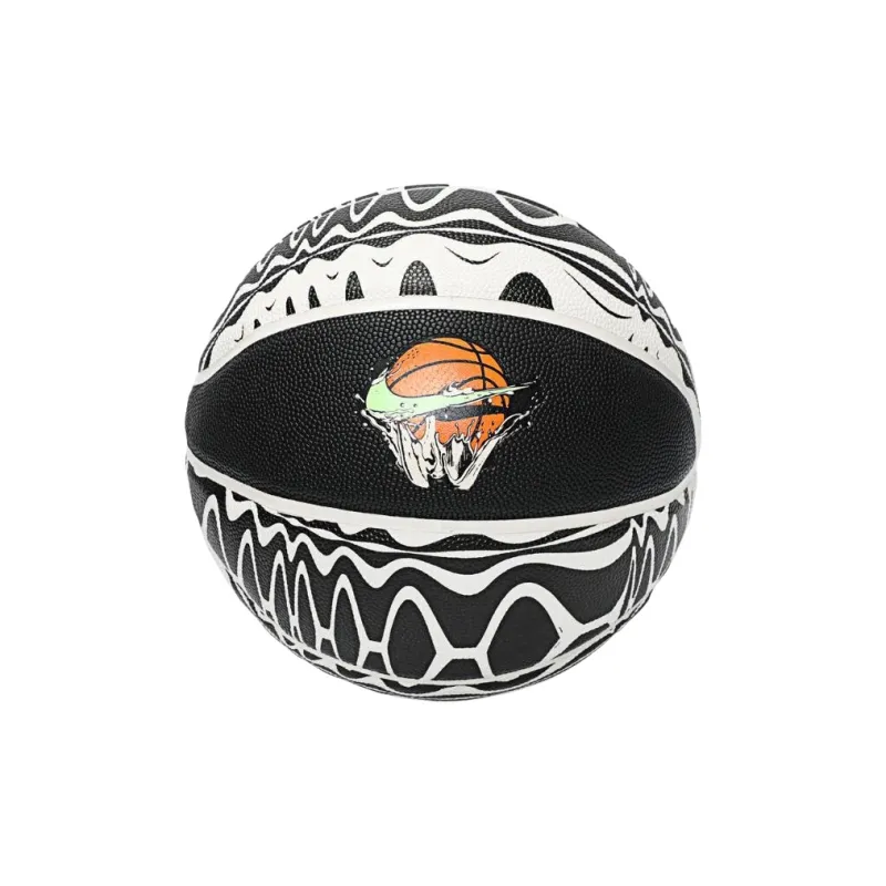 Nike Rubber Basketball Black White Size 7 Ball Training Unisex-0
