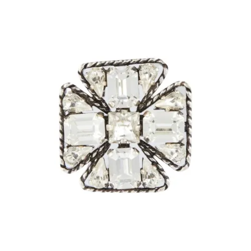 SAINT LAURENT Brooches Men's Silver
