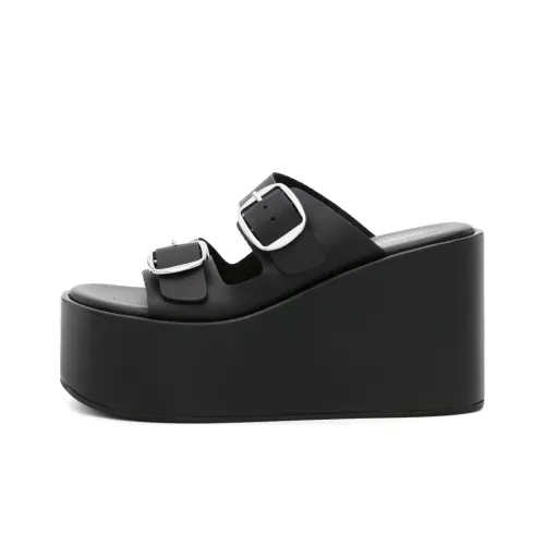COPERNI 100mm Leather Wedge Sandals
