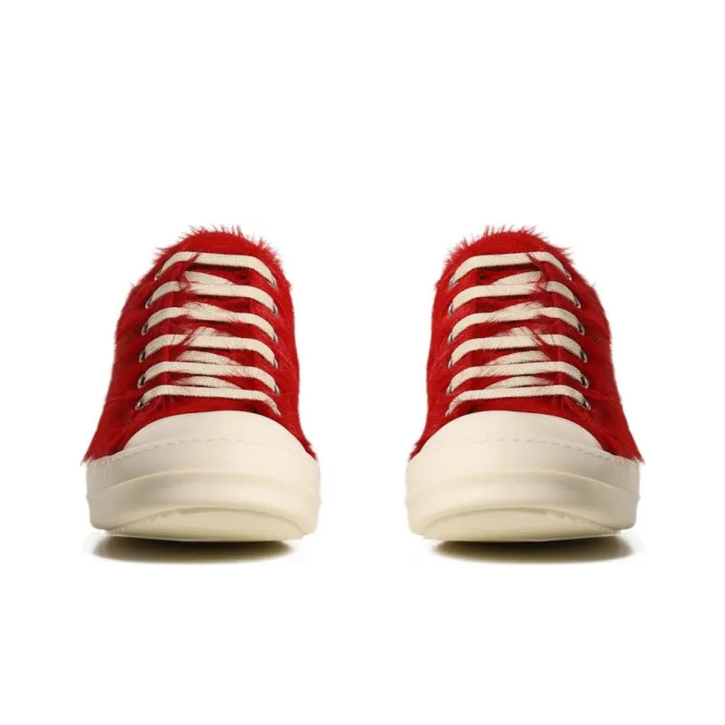 RICK OWENS Fur-design Sneakers-3